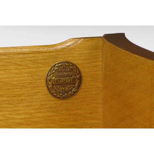 Art Deco Four Drawer Bleached Mahogany Serpentine Front Commode For Sale - Image 10 of 10