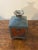 Mid 20th Century Vintage Mid-Century Studio Ceramic Vase, Sculptural Blue Glaze For Sale - Image 5 of 7