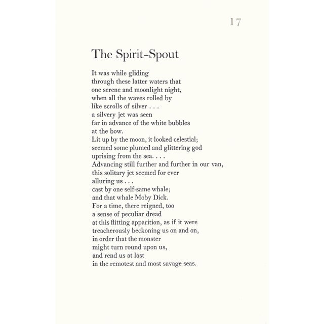 1968 "Moby Dick" Lithograph by Benton Spruance "The Spirit-Spout" For Sale - Image 4 of 6