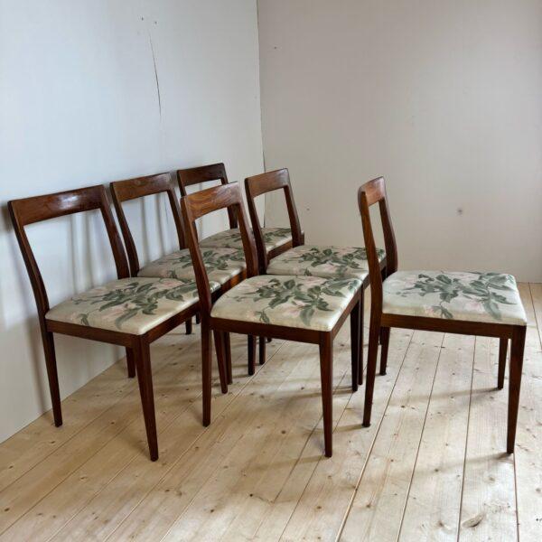 Wood Vintage Danish Chairs, 1960, Set of 6 For Sale - Image 7 of 11