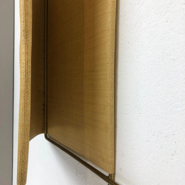 Vintage Brass Wall Hanging Magazine Holder, Austria, 1950s For Sale - Image 14 of 18