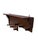Magnificent and rare Art Deco Amsterdamse School wall coat rack. Striking Dutch design from the 1920s. Solid oak with...
