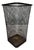 Mid 20th Century Industrial Wire Mesh Metal Trashcan Wastebasket For Sale