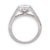 Metal TIffany & Co. Platinum Legacy .98ct Center Cushion Diamond Engagement Ring, Size 3.25 For Sale - Image 7 of 10