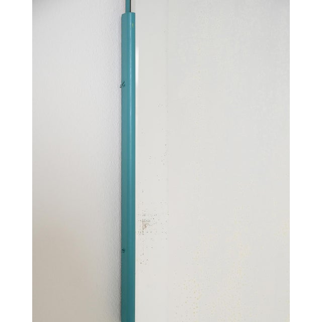 1960s Scandinavian Turquoise Wall Mirror, 1960s For Sale - Image 5 of 6