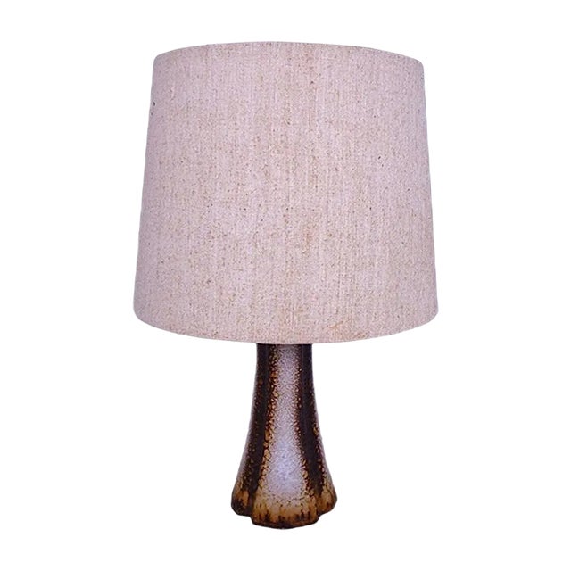 Danish Modern Ceramic Table Lamp, 1960s For Sale
