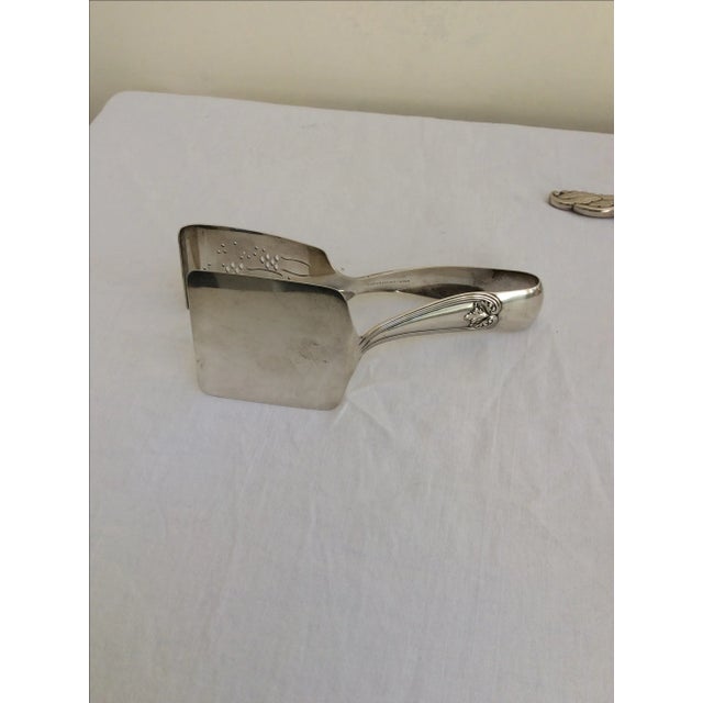 Late 19th Century Antique Tiffany & Company Silver Asparagus Tongs For Sale - Image 5 of 6