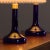 Deep Blue Table Lamps by Holmegaard for Le Klint, Denmark, 1970s, Set of 2 For Sale - Image 6 of 12