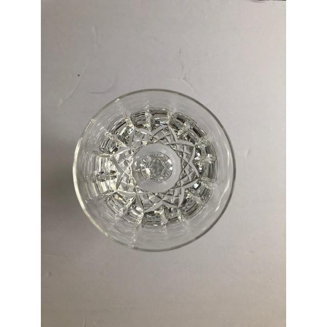 English Vintage Waterford Irish Crystal Claret Wine Glass For Sale - Image 3 of 3