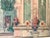 Antique Italian Neoclassical Architectural Garden Courtyard Watercolor Painting For Sale In New York - Image 6 of 7