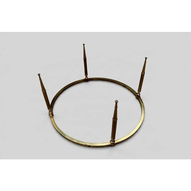 Marble Table with Brass Frame For Sale - Image 16 of 18
