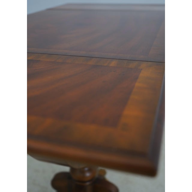 Brown Maitland Smith Mahogany Drop Side Empire Sewing Table For Sale - Image 8 of 18