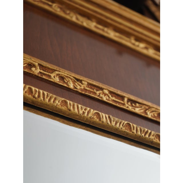 1990s Friedman Brothers Colonial Williamsburg George II Walnut Mirror For Sale - Image 5 of 14