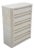 White Model 4964 Chest of Drawers by Olaf Von Bohr for Kartell, 1970s For Sale