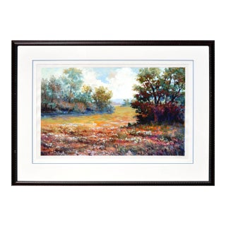 Spring in the Valley Landscape by J a Johnson For Sale