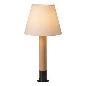 Bronze and White Básica M1 Table Lamp by Santiago Roqueta for Santa & Cole