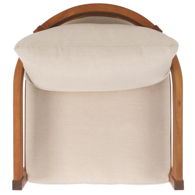 2020s Theo Club Chairs in Natural/Taupe, Set of 2 For Sale - Image 5 of 10