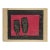 Richard Hood - Expressionist Owl Unique Woodcut Print, Signed (Woodcut on Rice Paper) For Sale