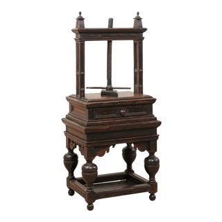 18th Century Flemish Freestanding Book Press For Sale