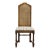 Drexel Furniture Bishopsgate Collection Solid Walnut English Tudor Style Cane Back Dining Side Chair For Sale