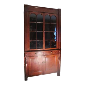 Early 19th Century Cherry Corner Cupboard