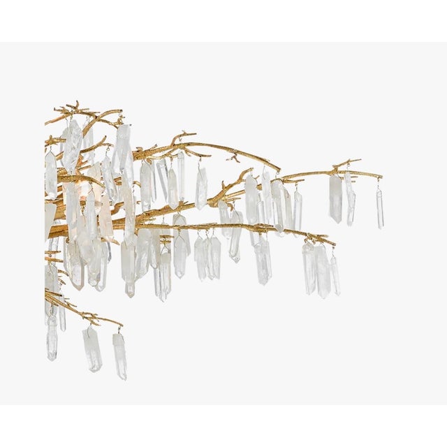 A striking 8-light chandelier from Currey & Company’s Aviva Stanoff Collection, this sculptural fixture features an airy,...