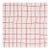 Schumacher X Miles Redd Painterly Windowpane Fabric in Red For Sale