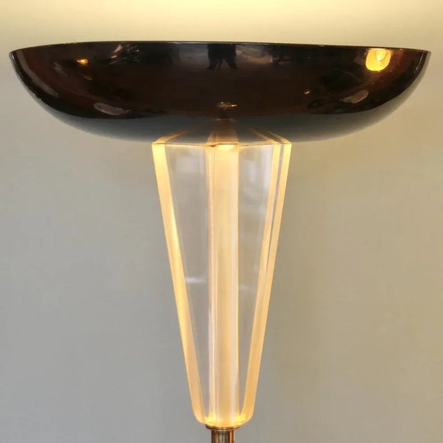Modern German Art Deco Floor Lamp, 1940s For Sale - Image 3 of 13