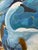 This 30” x 24” painting was inspired by a scene I witnessed in Yellowstone National Park. The Swan on her nest was...