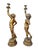 Unknown, Gold Leaf Candlestick Angels, 1950s, Epoxy Resin, Set of 2, in Flawless conditions. Designed 1950 to 1959