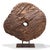 Wood Vintage Wooden Cart Wheel on Iron Stand, 1940s For Sale - Image 7 of 7