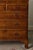 English 19th Century Oak and Mahogany Crossbanded Two Over Three Chest of Drawers For Sale - Image 3 of 9