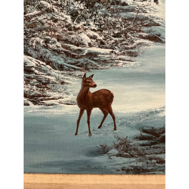 Ooak, Winter Among Giants, Paul Moon, 1979, Oil on Canvas For Sale In Los Angeles - Image 6 of 8