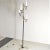 Opaline Glass & Brass Floor Lamp by Stilnovo, 1950s For Sale - Image 6 of 12