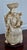 Vintage Emperor Resin Statue Chinese Faux Ivory Carved Figurine Dragon Throne For Sale In Philadelphia - Image 6 of 15
