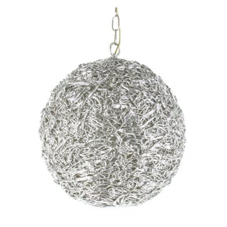 Mid-Century Ball and Chain Swag Lamp For Sale