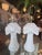 White Vtg. Pair Plaster White Lacquered Palm Beach Tree Table Lamps Newly Wired Brass For Sale - Image 8 of 12