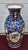 42 Chinese Floor Vase Famille Rose Gilt Dragon Handles Sanxing Star Gods For Sale - Image 12 of 16