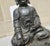 Antique Ming Bronze Seated Buddha Circa 16th-17th For Sale - Image 9 of 11