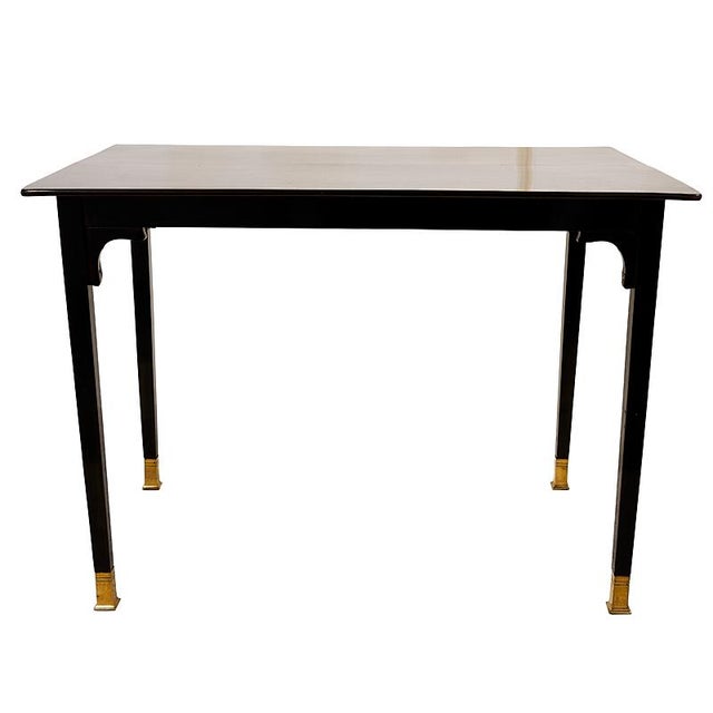 Schumacher Early 20th Century Schumacher Gustav Siegel for Kohn Wiener Secession Style Writing Table For Sale - Image 4 of 4