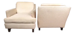 Mid-Century Modern Dunbar Style Lounge Chairs - a Pair