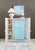 Matthew Izzo Home Judd Matte White Lacquer Storage Cabinet With Lucite and Brass Knobs For Sale In New York - Image 6 of 7