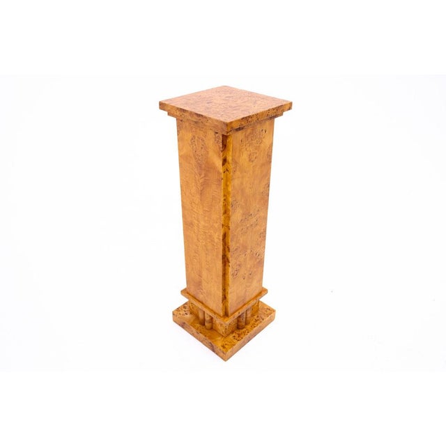 Art Deco Pedestals, 1940s, Poland, Set of 2 For Sale - Image 6 of 12