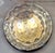 Metal Vintage Ceiling Lamp with Patinated Brass Trim and Amber-Tinted Glass Shade, 1970s For Sale - Image 7 of 9
