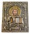 Orthodox Icon in Wood and Silver, 1800s For Sale