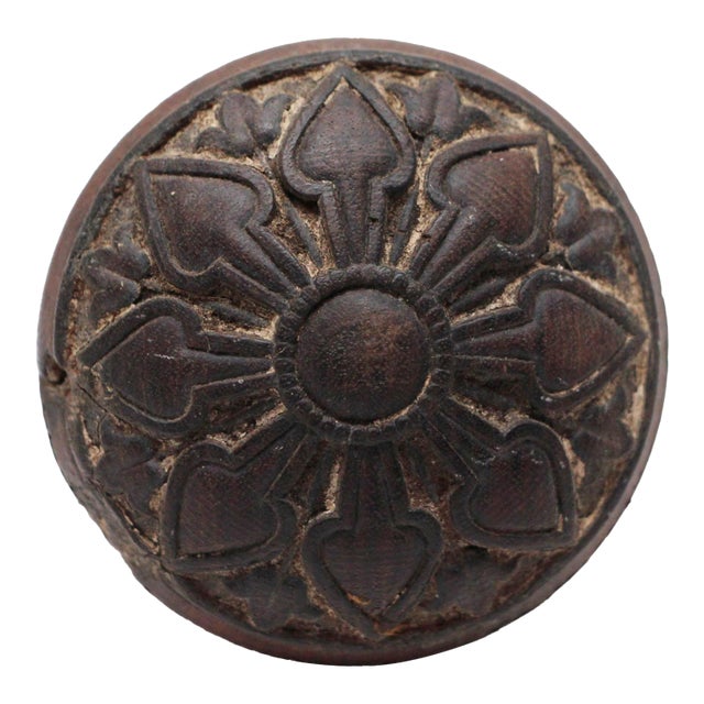 Ornamental Wooden Door Knob For Sale