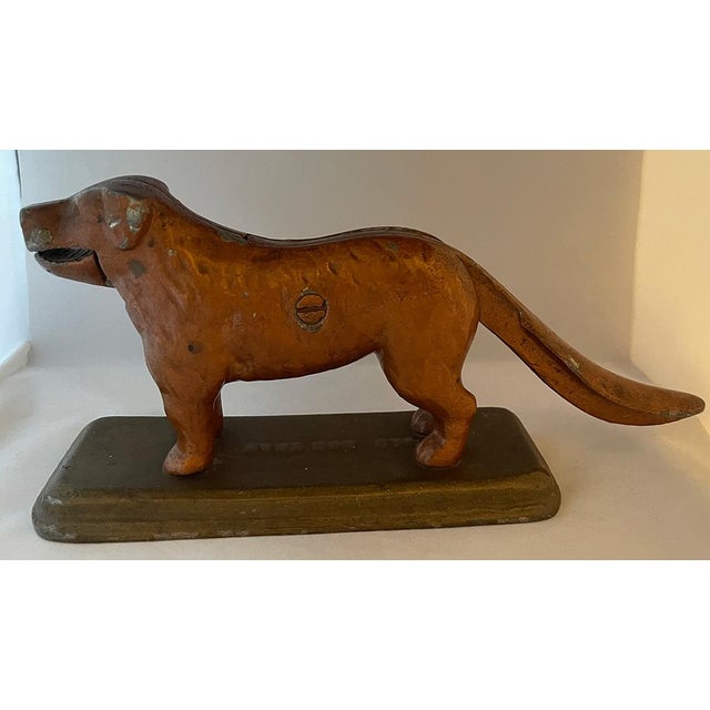 This fabulous MCM dog nutcracker will look great on your shelf, counter, bar, appetizer tray…Made of painted cast...