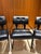 1980s Set of 6 I4 Mariani Tucroma Chairs in Black Leather by Guido Faleschini For Sale - Image 5 of 15