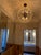 Pair of Elegant Bold & Super Cute Italian Floral Space Age Murano Chandeliers. Ball Formed Eclectic Sputnik Murano Glass...