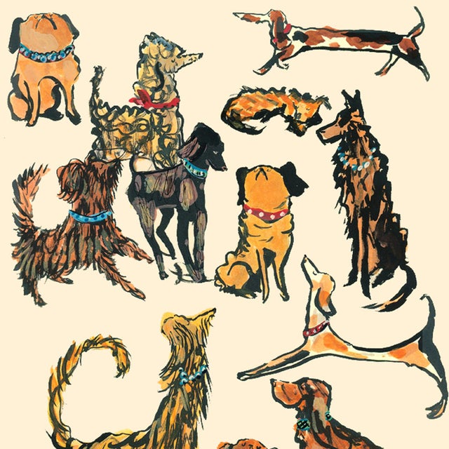 2020s The City Hounds I Hand Tinted Contemporary Figurative Reproduction Print by Pauline De Roussy De Sales For Sale - Image 5 of 5